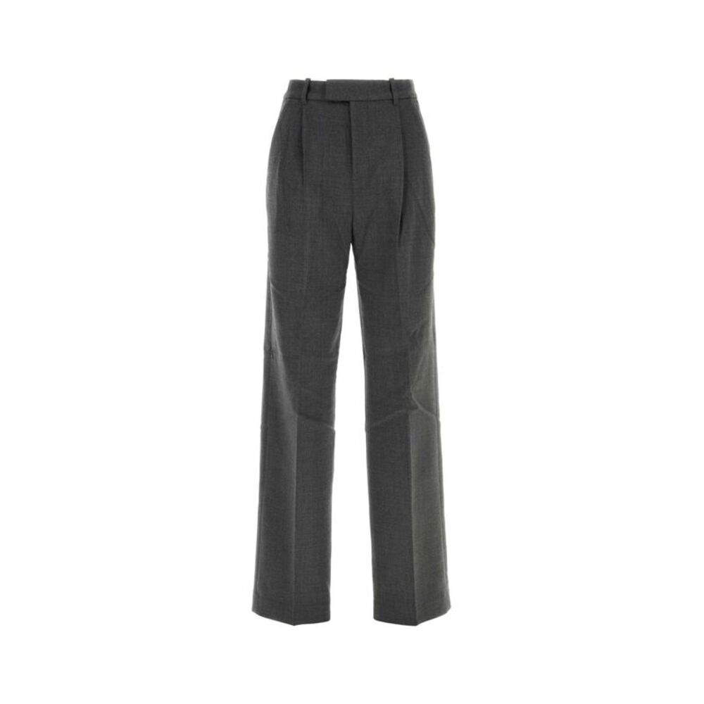 Self Portrait Women Dark Grey Twill Pant